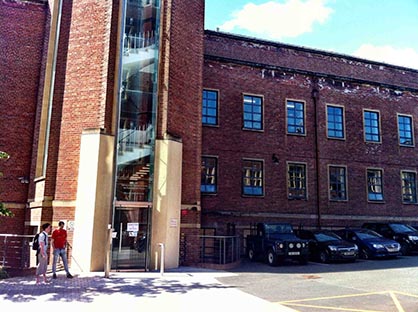 Entrance Main Physics Building